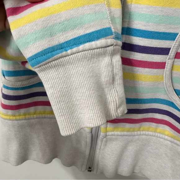 Lululemon Scuba Hoodie Striped Rainbow Popsicle Multicolor Size 6 - Picture 12 of 13